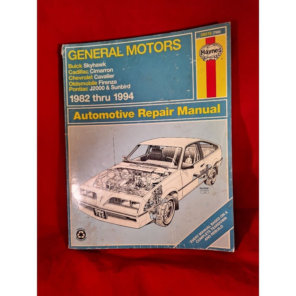 Haynes Automotive General Motors/ 1982-1994/ Repair Shop Manual # 38015 (766)